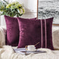 High-end Pillow Velvet Cushion Living Room Sofa Backrest Office Bedside Chinese Large Cushion Lace Hug Pillowcase