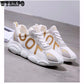 Comfortable Breathable Flat Bottom Casual Sports Shoes Female Sneakers Trend