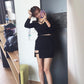 Women's Summer Cotton Pencil Bandage Skirt Large Size Mini Bodycon Short Skirt High Waist Black Streetwear Party Skirt