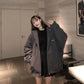 Cardigan Hooded Sweater Women's Spring and Autumn Lazy Style Zipper Jacket Oversize Ladies Cardigan Loose Top