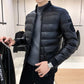 Winter Leather Coat Men's Jacket Korean Style Trend Stand-up Collar Leather Coat Loose Large Size Cotton Coat