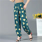 Women's Pants Spring and Summer Thin Dancing Bloomers Anti-mosquito Pants Outer Wear Cotton Silk Long Pants