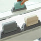 3PCS The Window Window Groove Groove Cleaning Brush with Cleaning Dustpan Screen Window Cleaning Folding Brush
