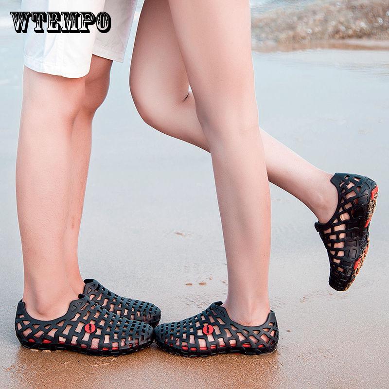 Pair of Shoes Unisex Breathable Mesh Sports Leisure Beach Shoes Sandals Non-slip