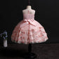 Summer Girls Dress Petal Embroidery Children's Photo Photography Clothing In The Big Children's Tutu Skirt Net Gauze Skirt