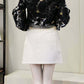 Pofulove S-2XL Women Anti-light Irregular Skirt High Waist Slim Sexy Mini A-line Skirt Hip Skirts