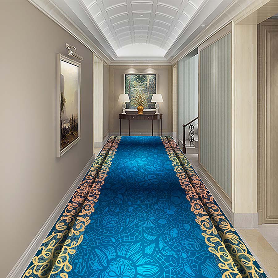 3D creative flower grass carpet sea world carpet Hallway Room Rugs stairs Mats