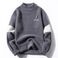 Fall/winter Men's Sweater Fashion Loose Mink Sweater Round Neck Thickening Bottoming Shirt