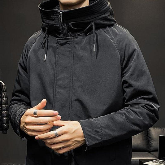 Cotton Men's Winter Jacket Korean Version of The Trend of Mid-length Down Cotton Jacket Loose Large Size Thick Winter Jacket