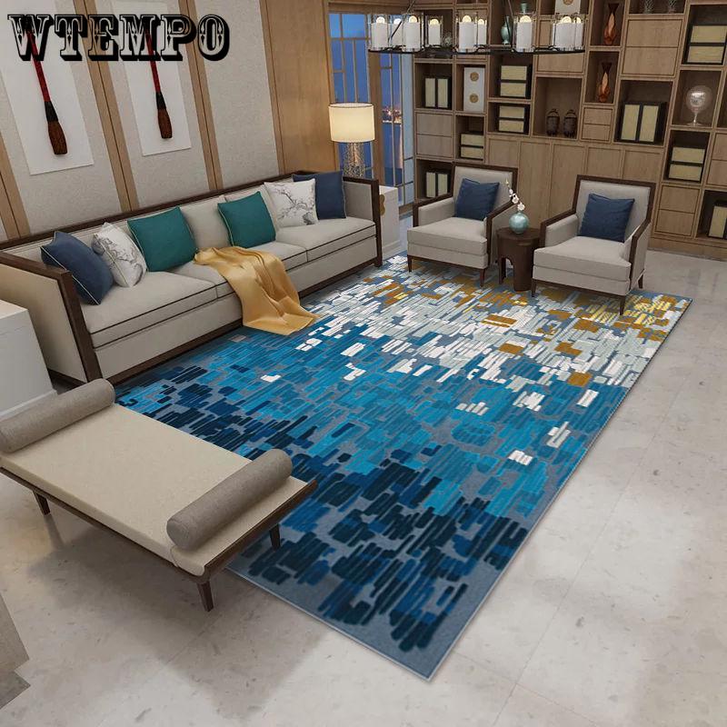 Ink Painting Carpets Rectangle Floor Area Rug Non-slip 3D Printed Parlor Mat for Living Room Bedroom