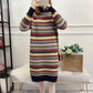 Autumn and Winter Knitted Bottoming Shirt with Long Sleeves Highlights Temperament Tops Slim Fashion Sweater Skirt