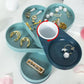 Rotating Jewelry Box Earrings Necklaces Multi-layer Storage Large-capacity Dust-proof Storage