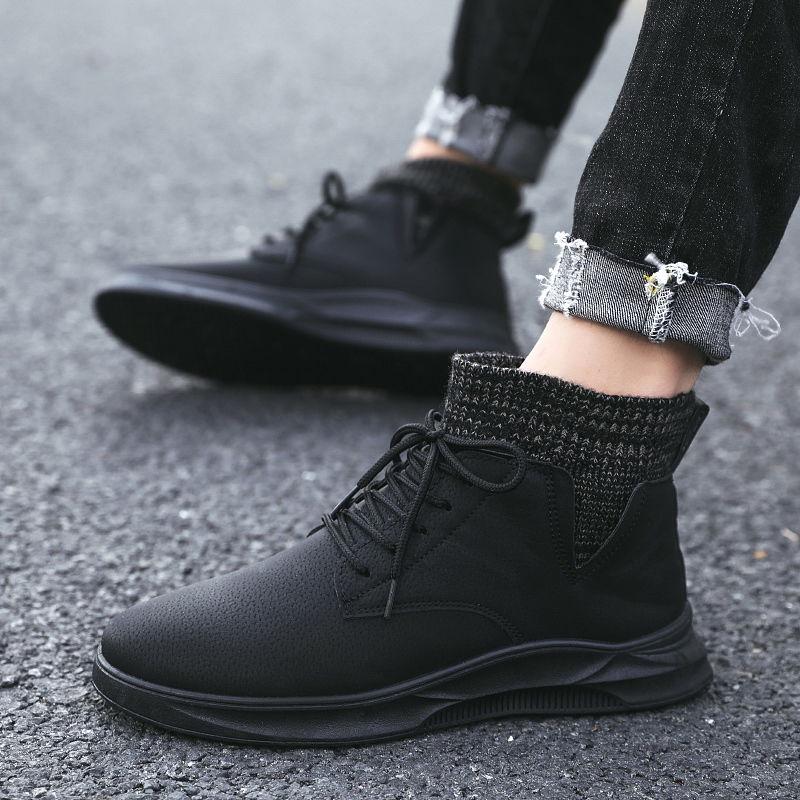 Autumn Winter Man Martin Boots Outdoor Male Ankle Boots Men Shoes High Top Casual Tooling Footwear