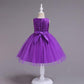 Girls Princess Dress Flower Girl Wedding Dress Children's Piano Performance Dress Net Gauze Tutu Dress