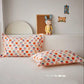Pure Cotton Twill Pillowcases A Pair of Student Dormitory Simple Printing Pillowcases Single Double Bedroom Pillowcases