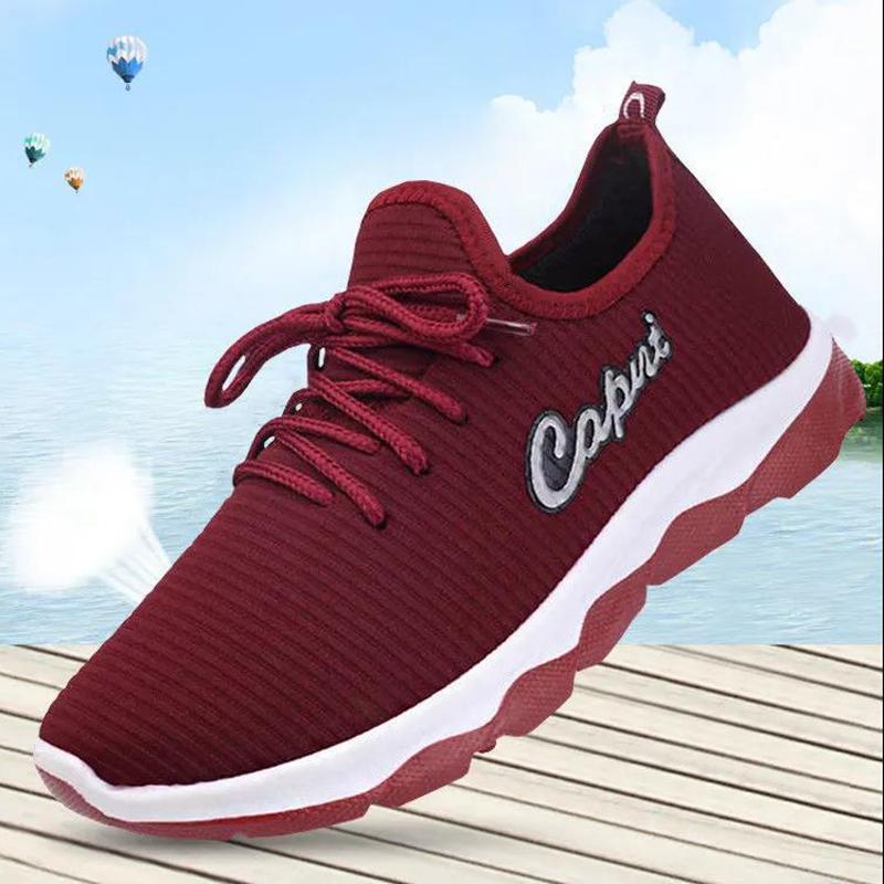 Old Beijing Women's Fashion Net Shoes Breathable Non-slip Sneakers Lace-up Leisure Hiking Shoes