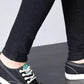Large Size High Waist Jeans Women's Fat Spring and Autumn Stretch Slim Slimming Pencil Long Pants with Small Feet