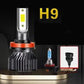 Car Led Headlights 12V24V 260W H1 H3 H4 H7 H8 H9 H11 9005 9006 9012 Ultra-bright Condensing Far and Near Light Integrated Laser Lens Headlights