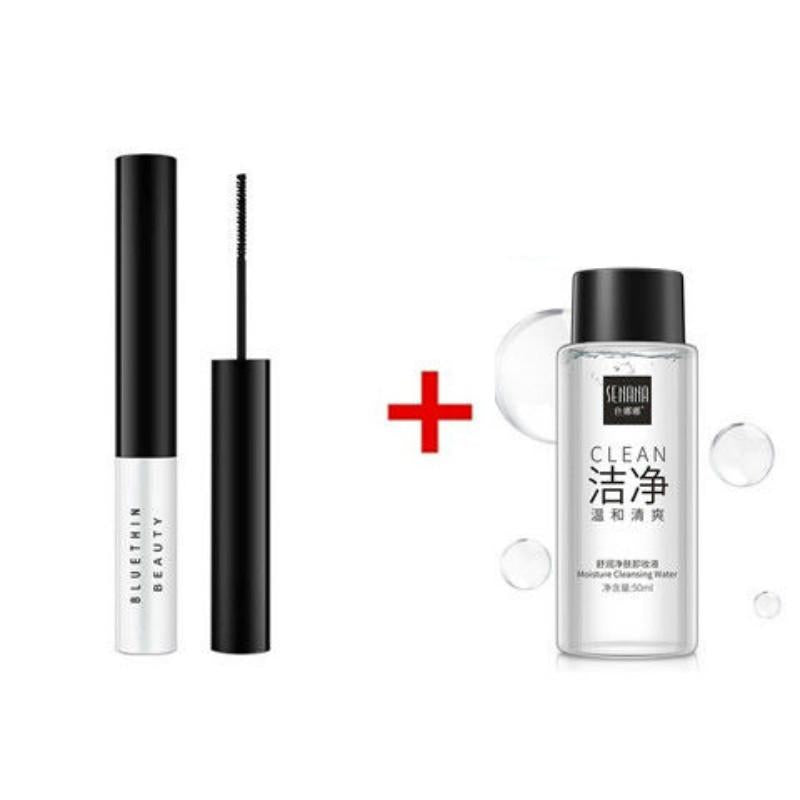Fine brush mascara starry sky waterproof long student thin head Super dense without blooming