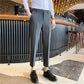Spring and Summer Trousers Men's Trend Slim Straight Casual Suit Trousers Business Activities Work Men's Pants