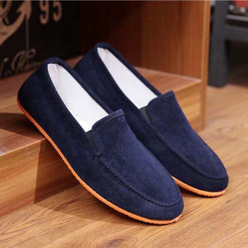 Summer Breathable Men's Shoes for Driving and Walking Leisure Men's Cloth Shoes