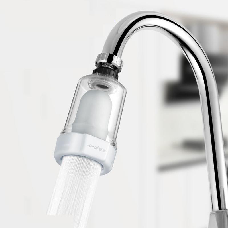 Filter Faucet Water Purifier Filter Element Extension Shower Head Removable and Washable Universal Kitchen Tap Water Water Purification Splash Water