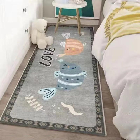 Modern Minimalist Carpet Home Room Bedside Carpet Living Room Sofa Cartoon Carpet