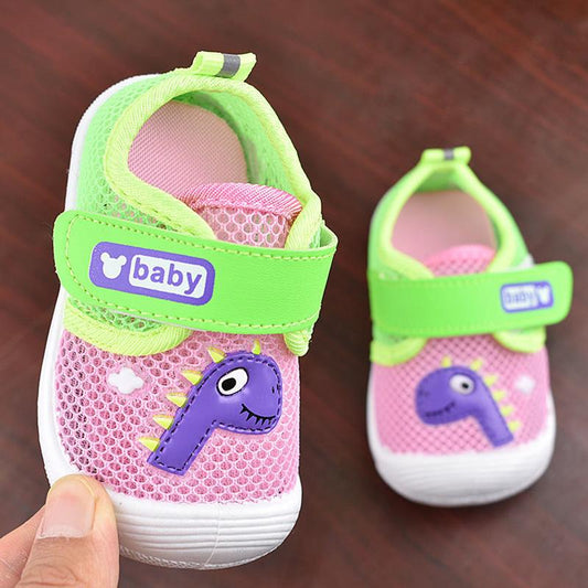Spring and Autumn Summer Boys and Girls Baby Toddler Shoes Soft Soled Cloth Shoes Baby Net Shoes Sandals