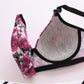 Printed Gathering Anti-sagging Side-receiving Side Milk Without Steel Ring Beautiful Back Skin-friendly Breathable Light Women's Underwear Bra