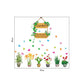 [sticker ]Pot Plant Flower Garden Butterfly Wall Stickers For Kids Rooms Baby Room Kitchen Bathroom
