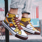 High Top Men Sneakers Comics Running Basketball Shoes Women Breathable Wear-resistant Canvas Shoeses