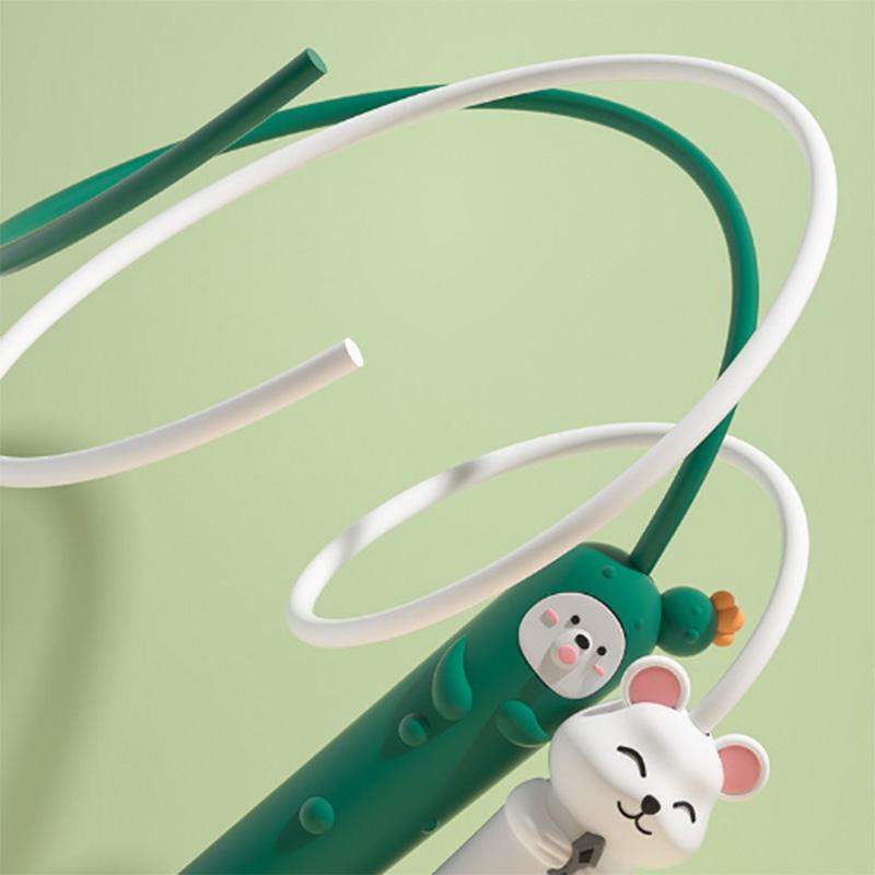 Cute and Cute Cartoon Skipping Rope for Pupils and Children Special Imitation Silicone Wear-resistant Skipping Rope