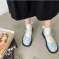Mary Jane Single Shoes Female Spring Students All-match Flat Retro British Style Small Leather Shoes