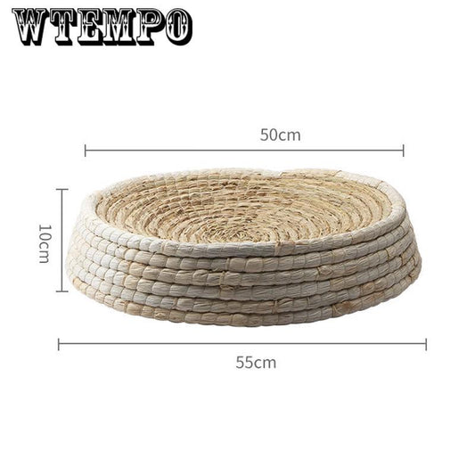 Dog kennel straw  pet nest Pet supplies Large dog Retriever dog bed mat mat pet accessories