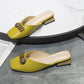 Size 35-40 Women All-match Shiny Slippers Outdoor Diamond High Heels Bohemian Beach Wear-resistant Non-slip Office Lady Baotou Sandals
