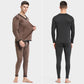 Men Winter Thermal Underwear Autumn Clothes Tight Suit Thicken Windproof Comfortable Lining Long Sleeve High Elasticity Tracksuit Wearable Versatile