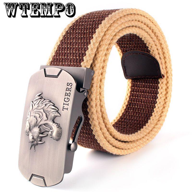 Belt Men Tactical Designer Canvas Belts For Jeans Pants Casual Elastic Black Belt Long Waist Belt