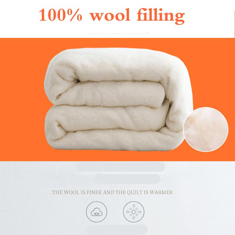 Wool Quilt Thickened Four Seasons Quilt Core Warm Quilt Winter Quilt Single Double Quilt
