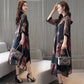 Chiffon Cardigan Mid-length Sun Protection Shirt Women Loose Thin Large Size Coat Shawl