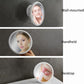 Wall-mounted Makeup Mirror Bathroom Bedroom Punch-free Suction Cup Round Beauty Mirror