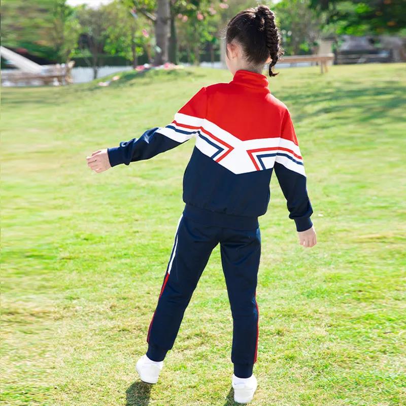 Primary School Uniforms Spring and Autumn Suits Children's First Grade Class Uniforms Kindergarten Uniforms Summer Games Clothing