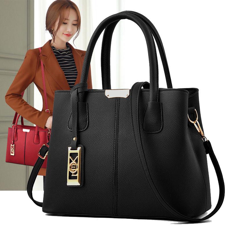 Patent leather bag Big capacity Woman bag European and American style Shoulder Handbag Trendy wild