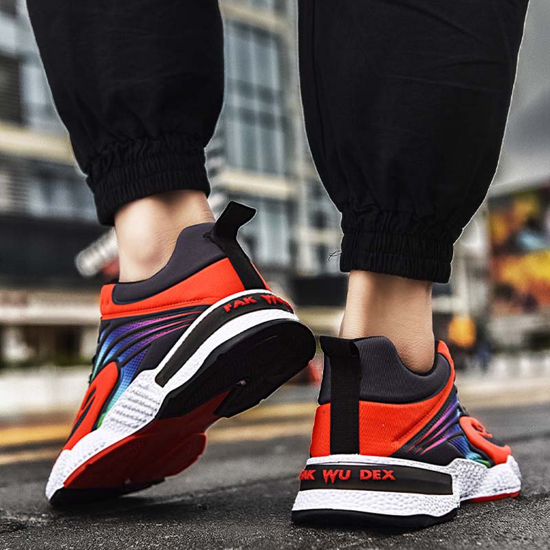 Men's Shoes Spring and Autumn Soft Bottom Soft Surface Breathable Flying Woven Casual Shoes New All-match Men's Sports Shoes Running Shoes Men