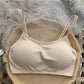 Cross Style Beautiful Back Suspender Vest Gathered Wrap Chest Rag Top Backing Anti Light Hand Holding Girl's Solid Color Bra