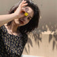 Ladies Summer Chiffon Skirt French Retro Oil Painting Floral Dress Mid-length Temperament Thin Versatile