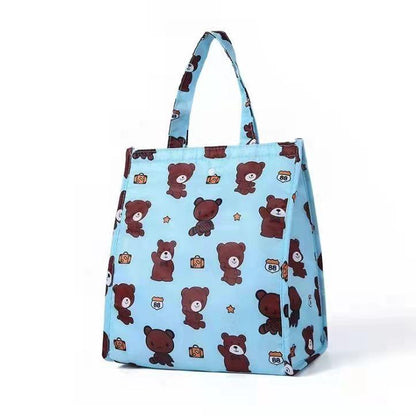Cute Women Ladies Handbags Portable Girls Kids Insulated Lunch Bag Box Picnic Tote Cooler Bags