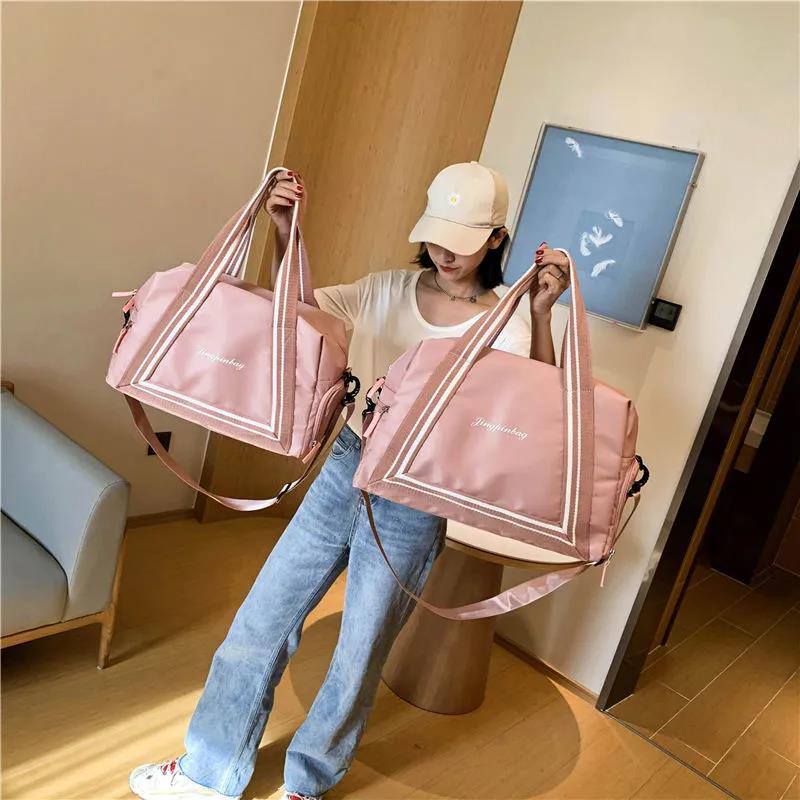 Travel Bag Women's Large-capacity Lightweight Short-distance Hand Luggage Bag Gym Bag Storage Business Travel Bag Cosmetic Bag Shoulder Messenger Bag