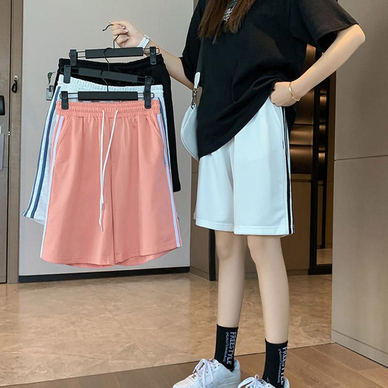 Sports Casual Shorts Women's Summer High Waist Running Loose Five-point Pants