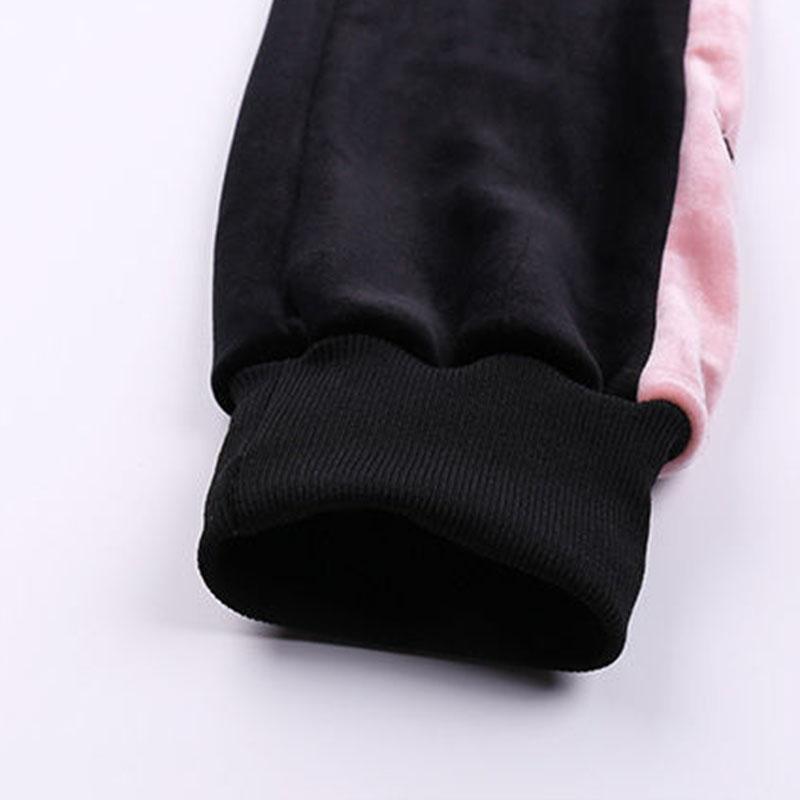 Girls' Pants 2021 Autumn Winter Plus Velvet Thick Casual Pants Big Children's Sports Pants Wear One Velvet To Keep Warm