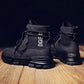 Fashion Men's Martin Boots Warm Working Boots Lace Up Men's Desert Boots Round Toe High Top Shoes